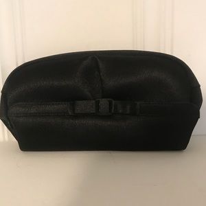 Vintage Black Satin La Regale Evening Bag w/ Bow🖤